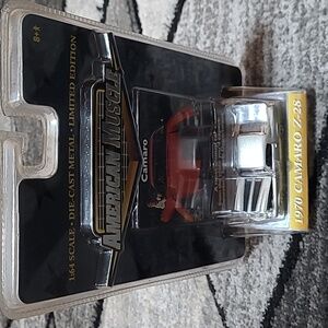 VINTAGE LIMITED EDITION AMERICAN MUSCLE 1970 CAMARO Z-28 GRAY & BLACK DIE-CAST